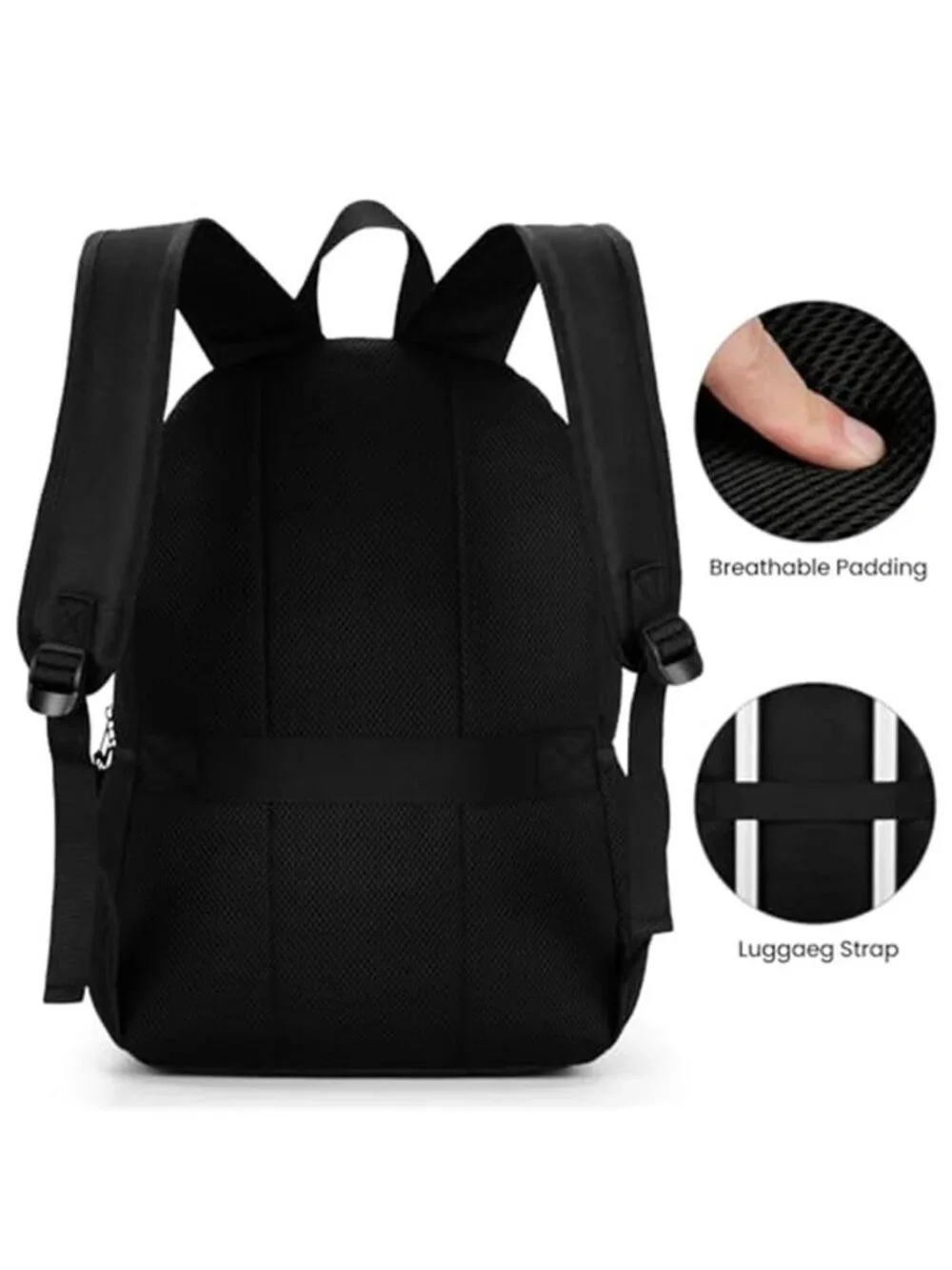 Laptop Backpack 15 in Waterproof Travel Carry On College School Bookbag Daypack